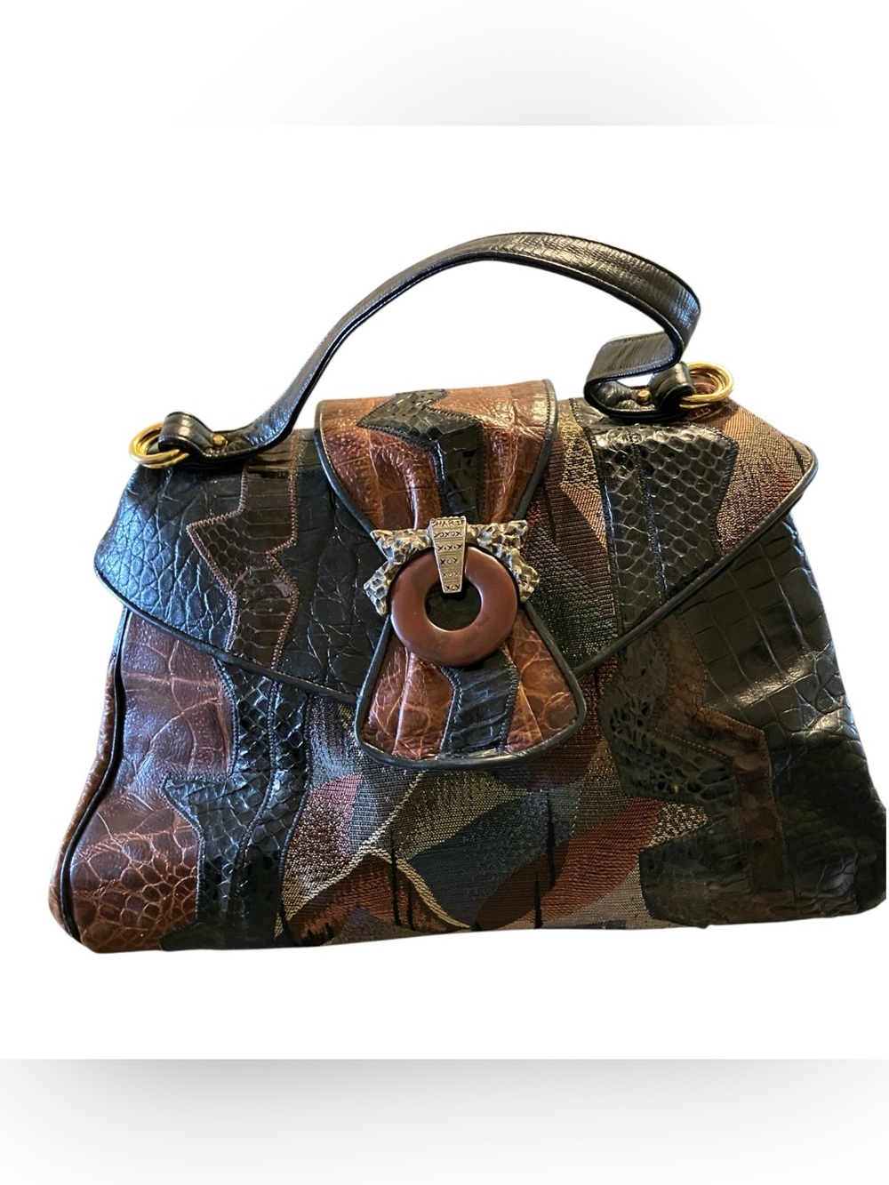 Sharif Vintage Steampunk 80’s Carpet Bag